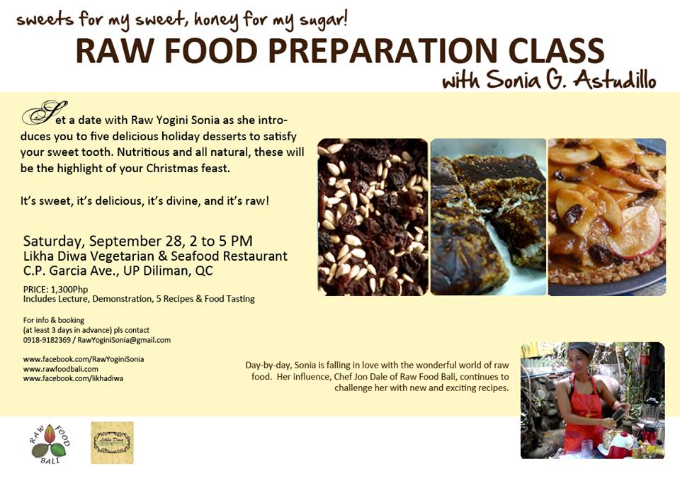 Raw Food Preparation Class 6